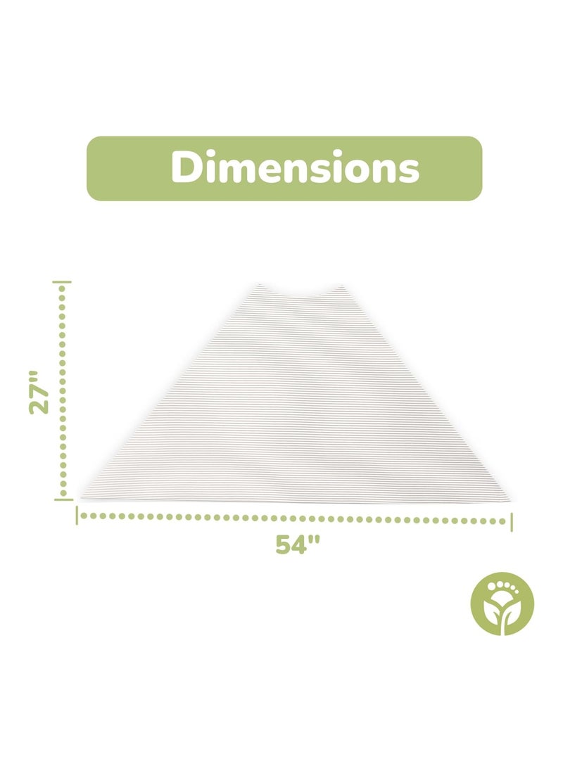 WeeSprout Nursing Cover for Breastfeeding, Soft & Breathable Nursing Poncho, Neck Insert for Hands-Free View, Machine Washable & Dryer Safe Feeding Cover Up