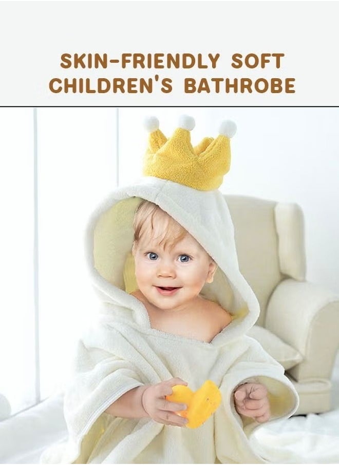 Baby Kids Hooded Bath Towel Fast Water Absorption Soft and Skin-friendly Baby Quilt 70*130cm±2cm