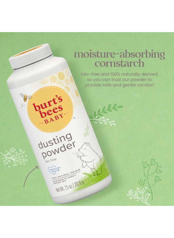 Burt's Bees Baby 100% Natural Dusting Talc-Free Baby Powder, 7.5 Oz