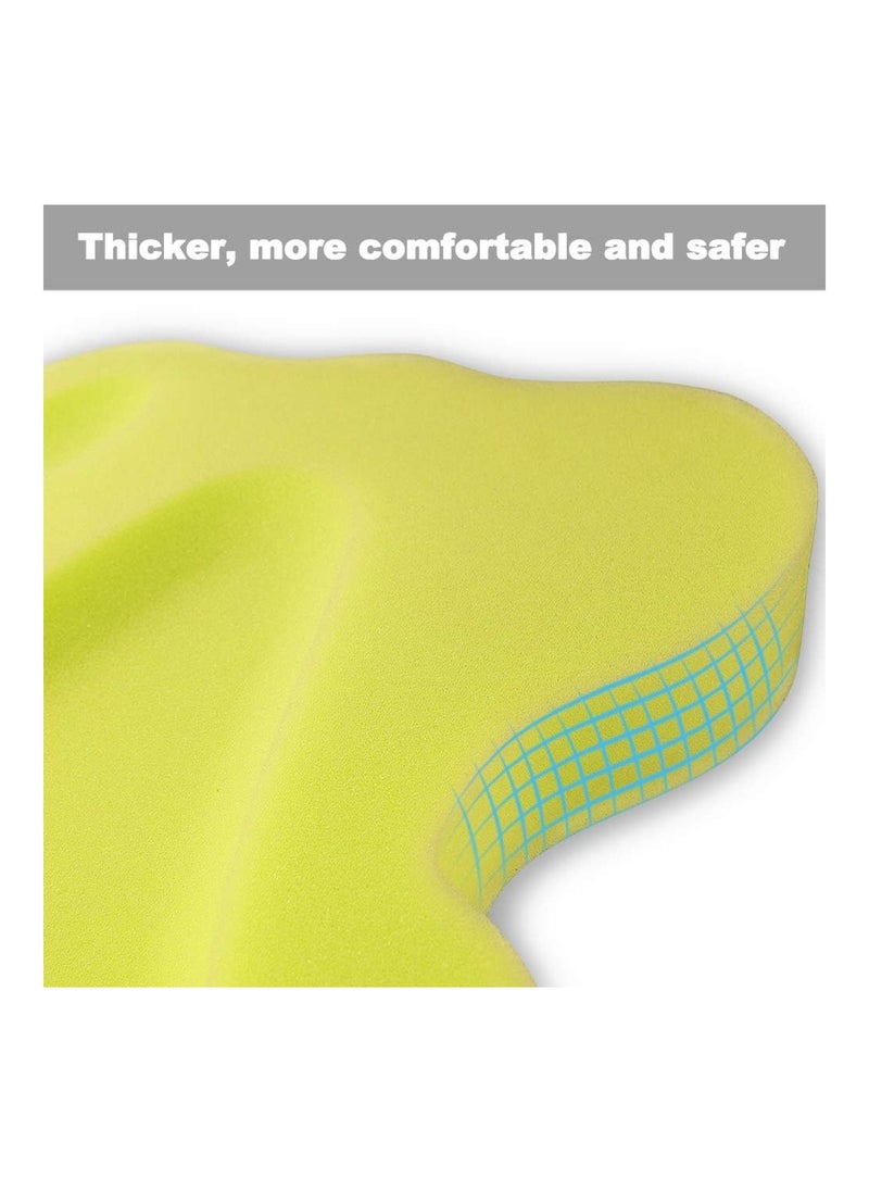 Soft Infant Bath Sponge Anti Bacterial And Skid Proof Baby Bath Mat Newborn Odour Free (Yellow)