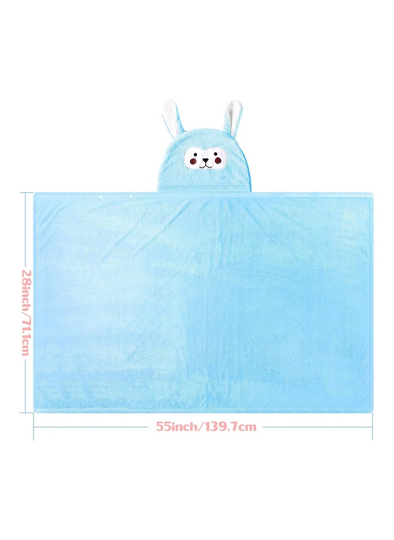 4 Pack Baby Bath Towel 28 X 55 Soft Hooded Towel Wrap Girls Highly Absorbent