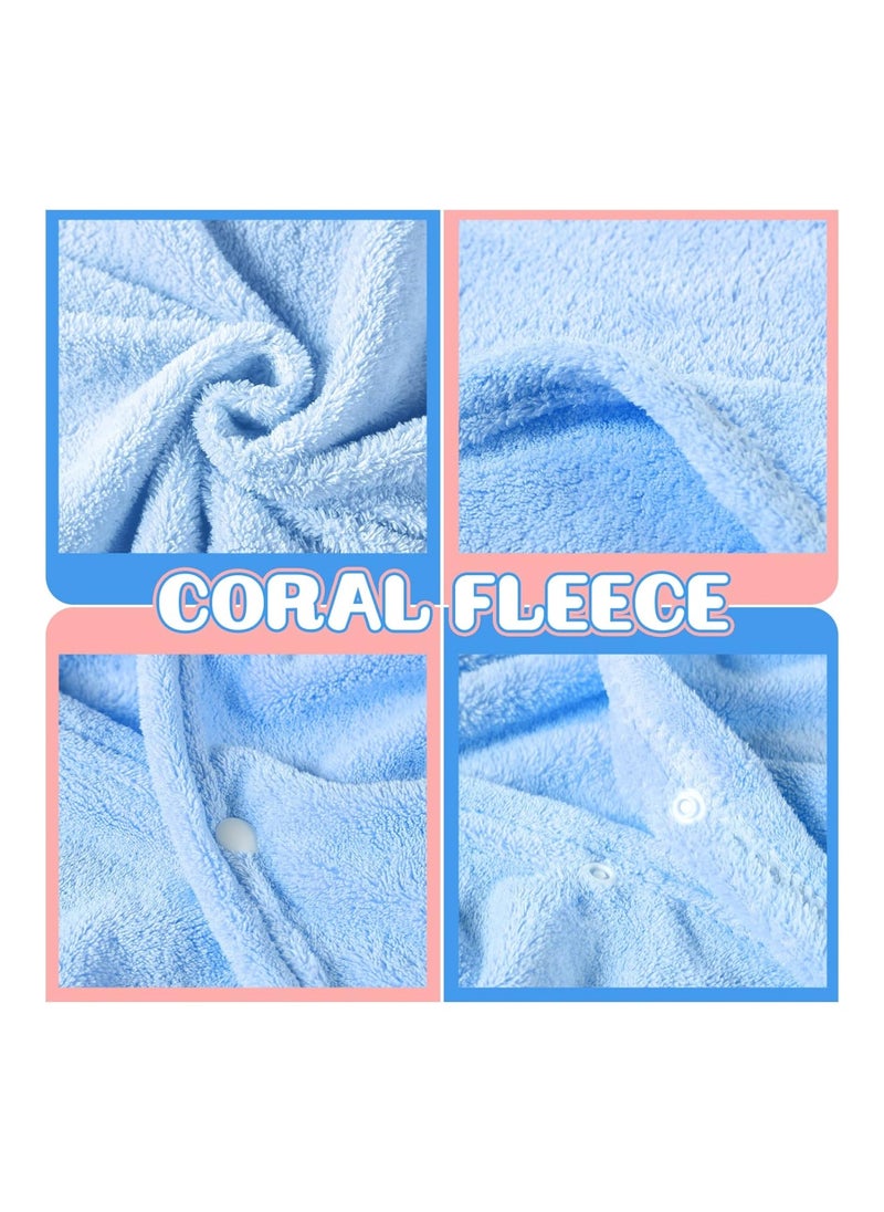 4 Pack Baby Bath Towel 28 X 55 Soft Hooded Towel Wrap Girls Highly Absorbent