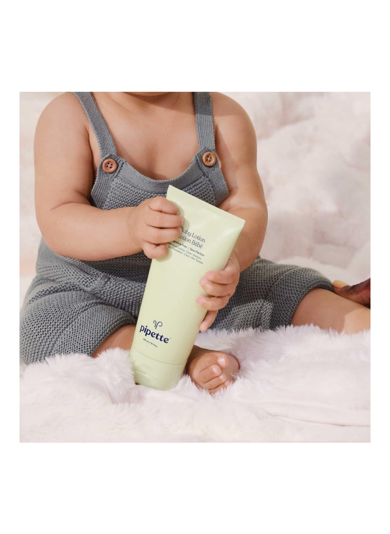 Baby Lotion - New & Improved Formula, Renewable Plant-Derived Squalane, Vanilla + Ylang Ylang Aroma, 5.7 Fl Oz