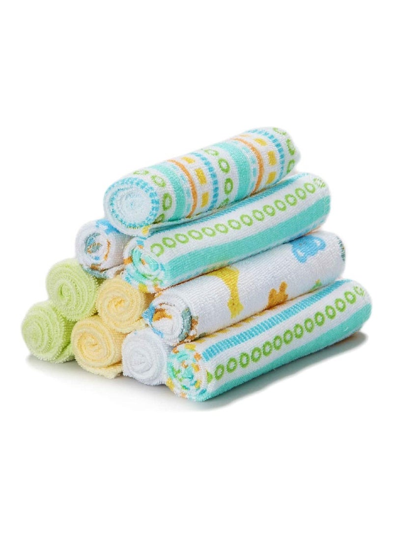 Pack Of 10 Soft Terry Washcloth