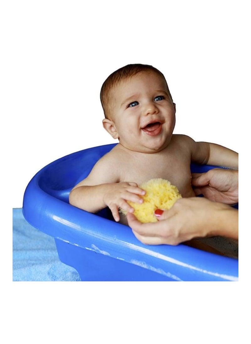 Natural Baby Bath Sponge 4” Ultra Soft Premium Sea Wool Sponge Soft On Baby’S Tender Skin, Biodegradable, Hypoallergenic, Absorbent, Brown, Pack Of 2