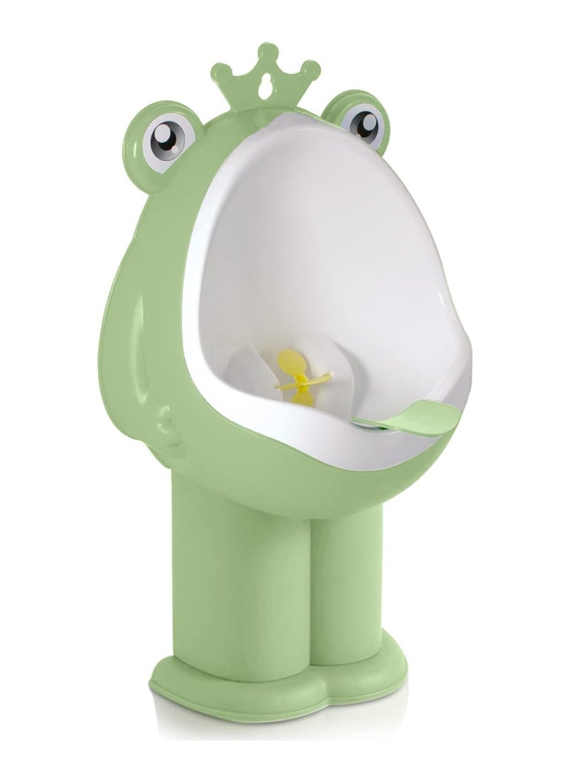Potty Training Urinal Boy Urinal Kids Toddler Pee Trainer Bathroom Funny Baby Training Potties（Green）