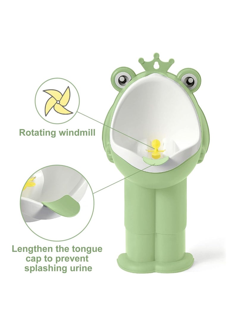 Potty Training Urinal Boy Urinal Kids Toddler Pee Trainer Bathroom Funny Baby Training Potties（Green）