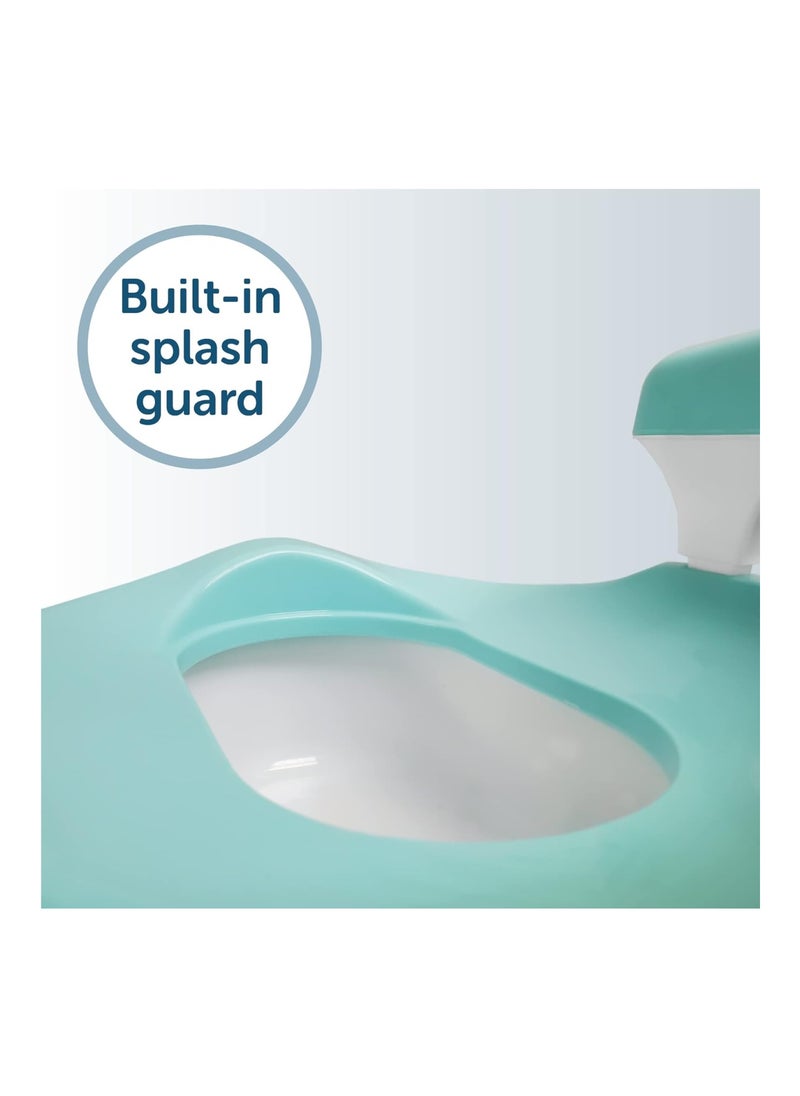 Aqua Child Potty Training Chair Handles And Splash Guard Comfortable Seat Aqua Jool Baby Aqua