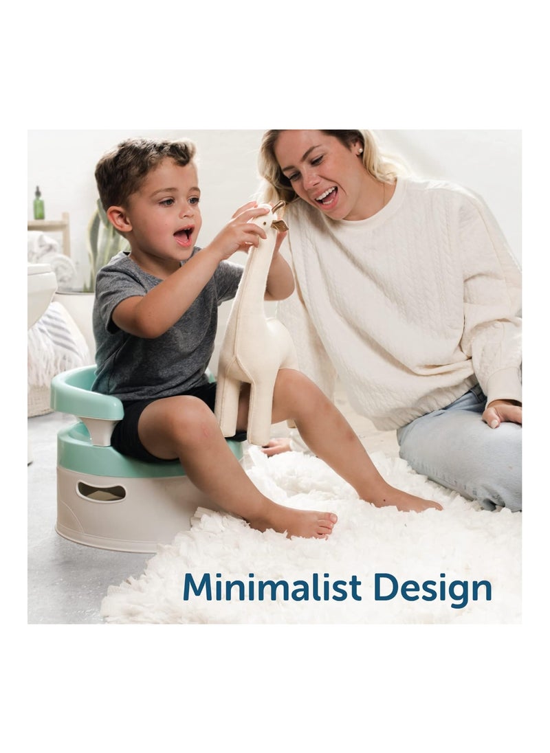 Aqua Child Potty Training Chair Handles And Splash Guard Comfortable Seat Aqua Jool Baby Aqua