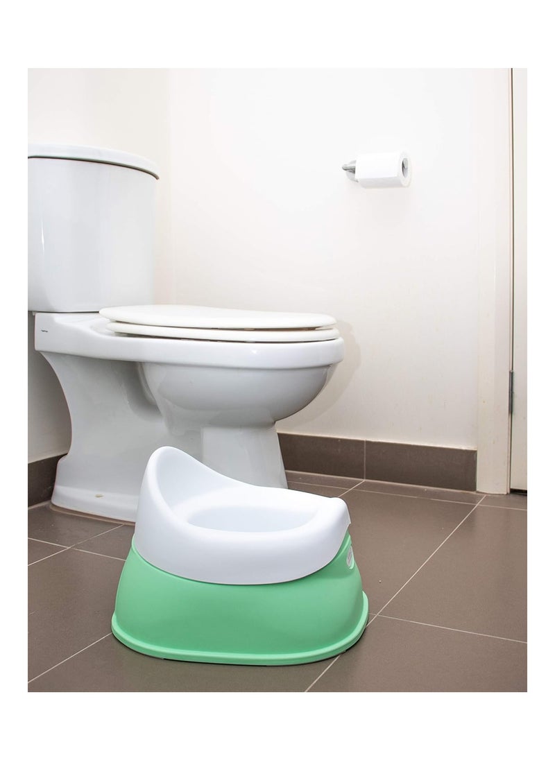 Easy Clean Potty Training Toilet Chair Built In Splash Guard And Slip Resistant