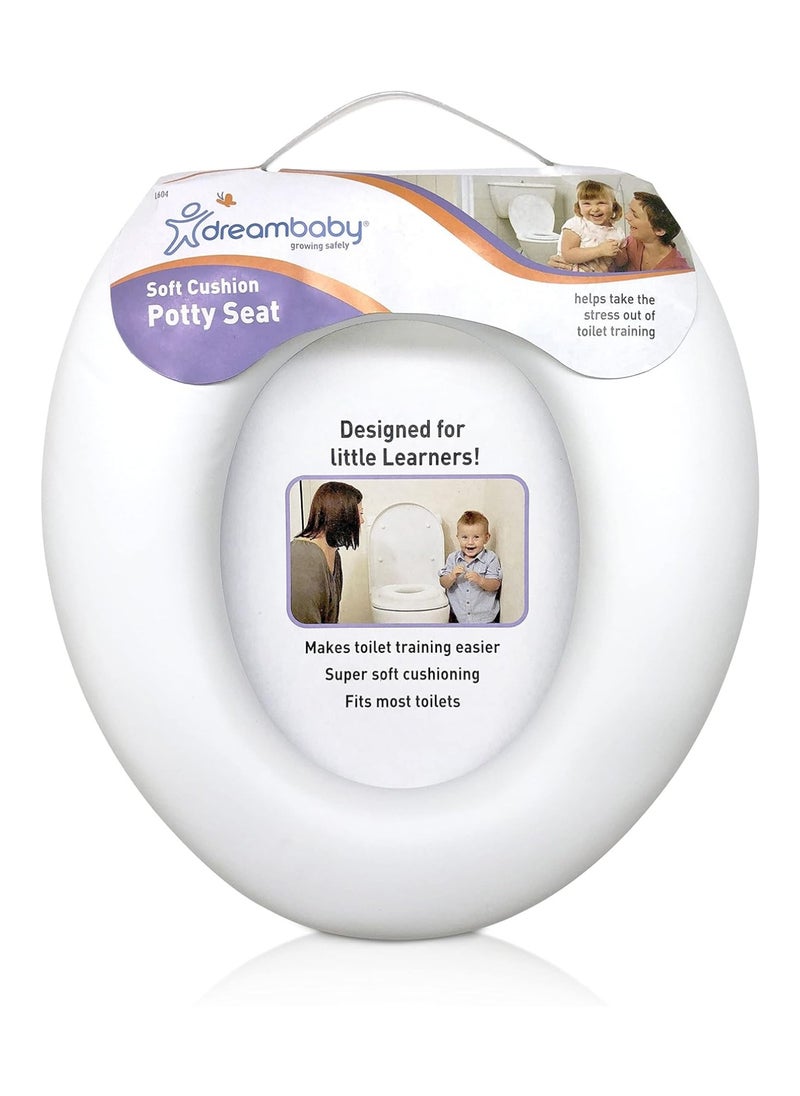 Soft Cushion Potty Seat, White