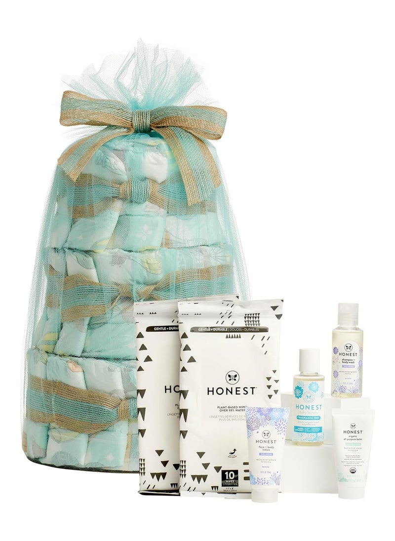Diaper Cake Clean Conscious Diapers Baby Personal Care Plant Based Wipes Above It All Regular Size 1 8-14 Lbs 35 Count