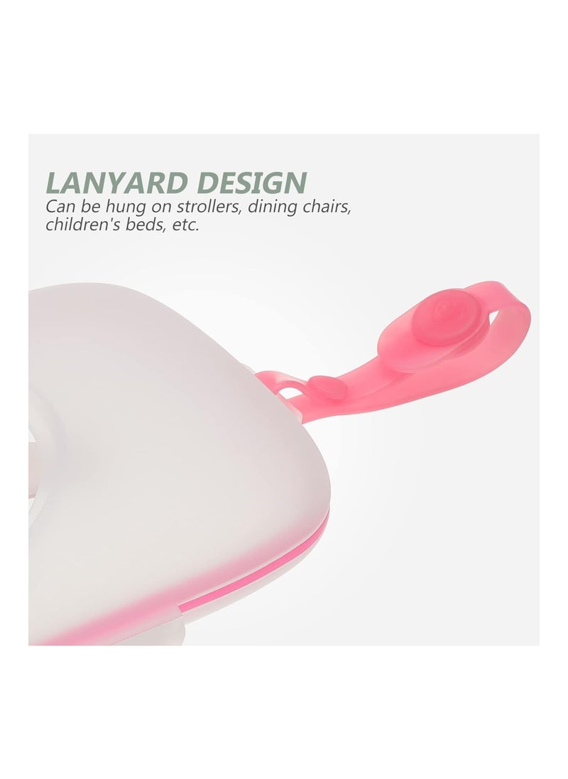 Baby Wipes Dispenser Refillable Container For Car Bathroom Living Room Pink
