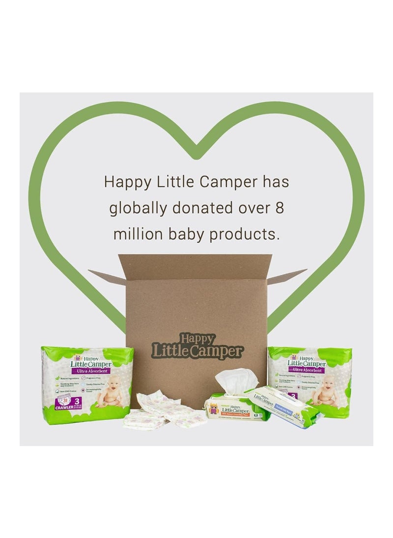 Pack Of 50 Happy Little Camper Toddler Wipes