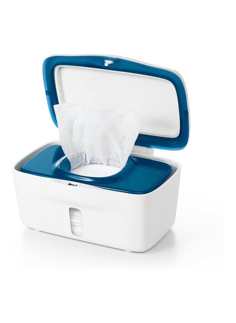 Tot Perfect Pull Wipes Dispenser, Navy, 1 Count (Pack Of 1)