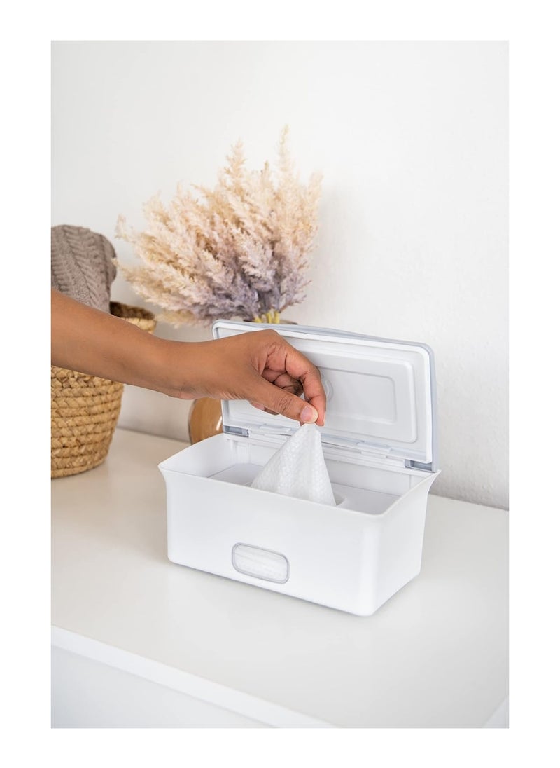Baby Nappy Wipes Dispenser, Grey