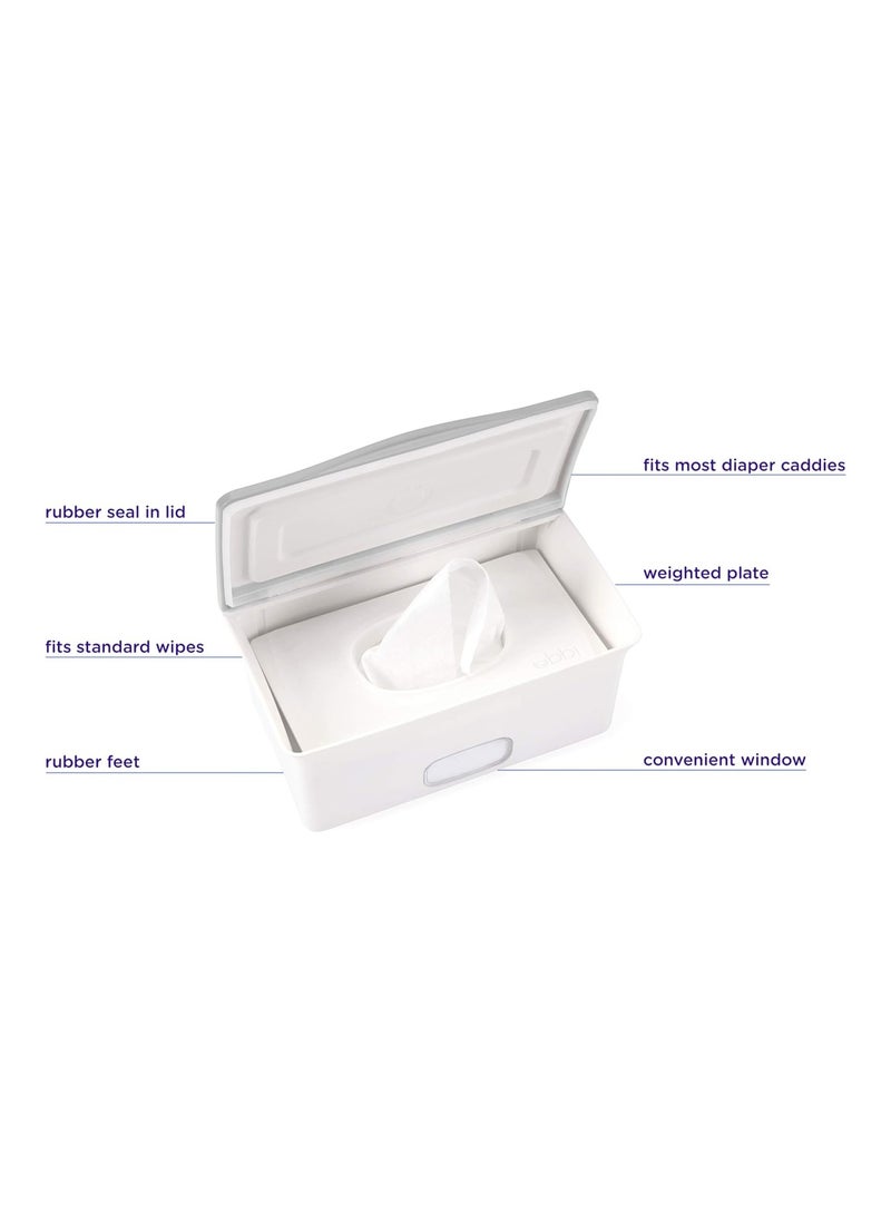 Baby Nappy Wipes Dispenser, Grey