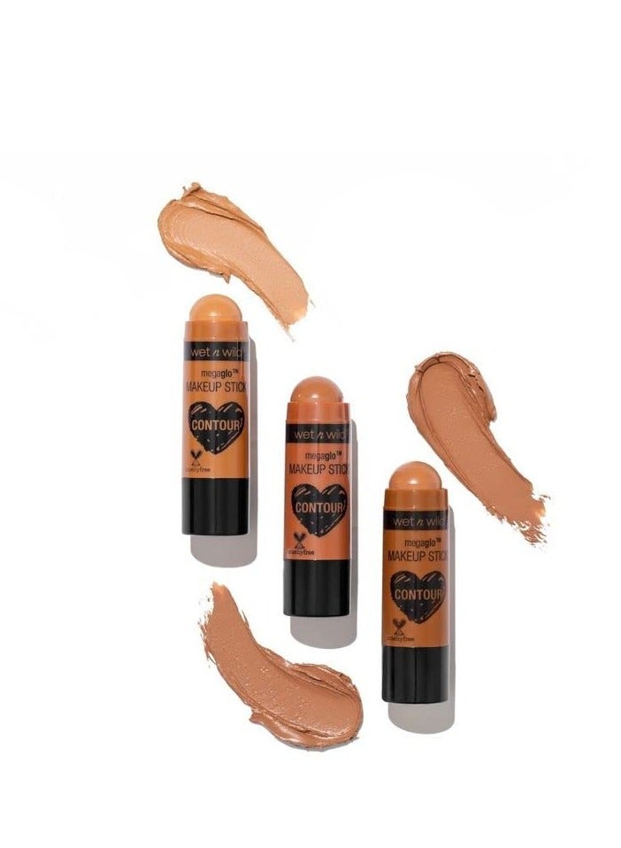 MegaGlo Makeup Stick, Buildable Color, Versatile Use, Cruelty-Free & Vegan Where's Walnut?