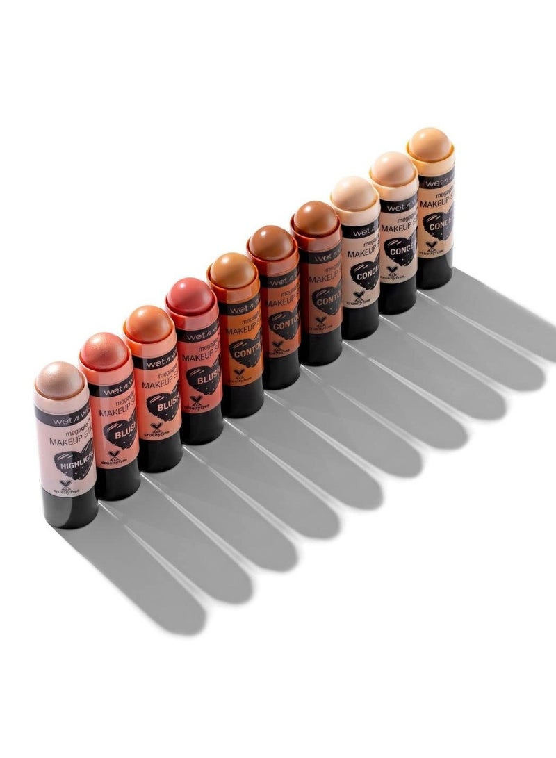MegaGlo Makeup Stick, Buildable Color, Versatile Use, Cruelty-Free & Vegan Where's Walnut?