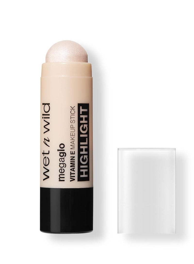 Mega Glo Vitamin E Makeup Stick, Buildable & Blendable Color, Versatile Use, Cruelty-Free & Vegan Moonlike