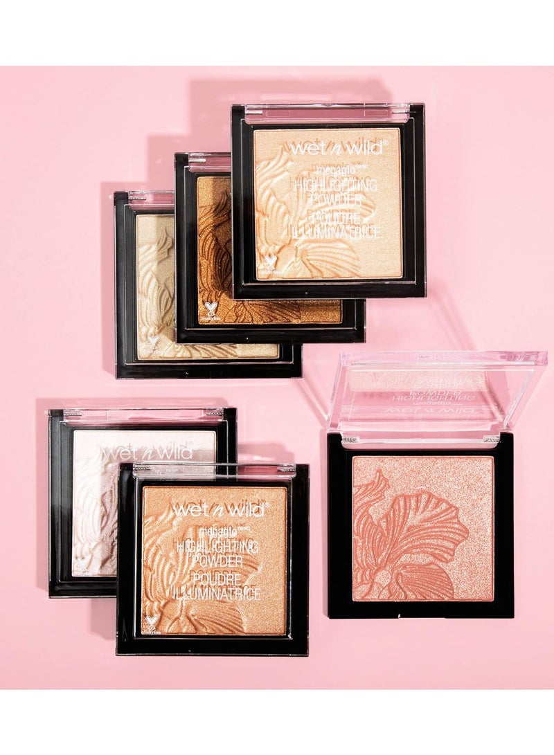 MegaGlo Highlighting Powder Warm Gold Golden Flower Crown