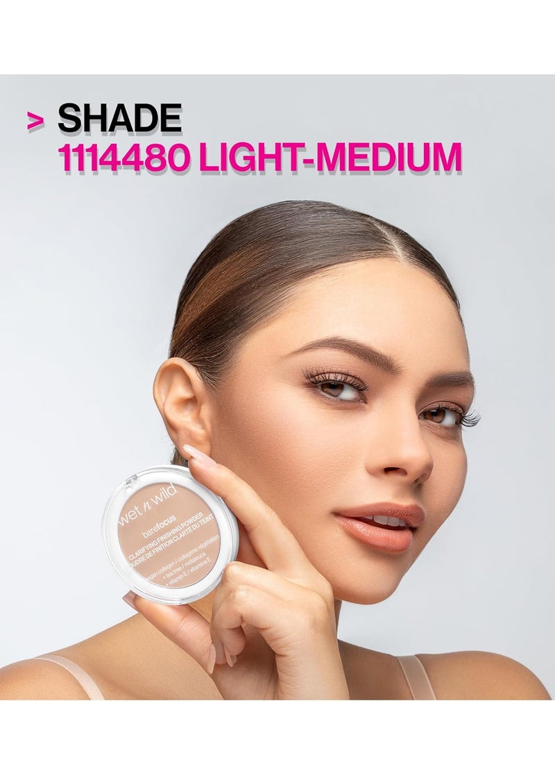 Bare Focus Clarifying Finishing Powder | Matte | Pressed Setting Powder Light/Medium