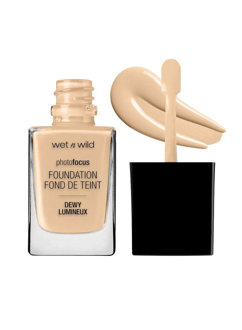 Photo Focus Dewy Liquid Foundation Makeup (Packaging May vary) Soft Beige