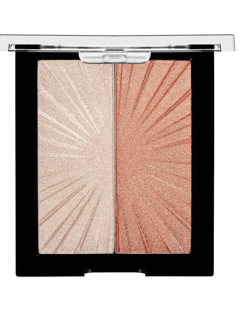 MegaGlo Blushlighter, Blendable Blush & Highlighter Set, Shimmery Metallic Finish Highlight Bling