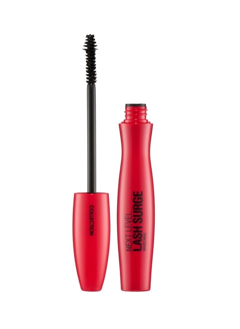 Cosmetics Next Level Lash Surge Mascara Volumising and Lengthening Black 8ml