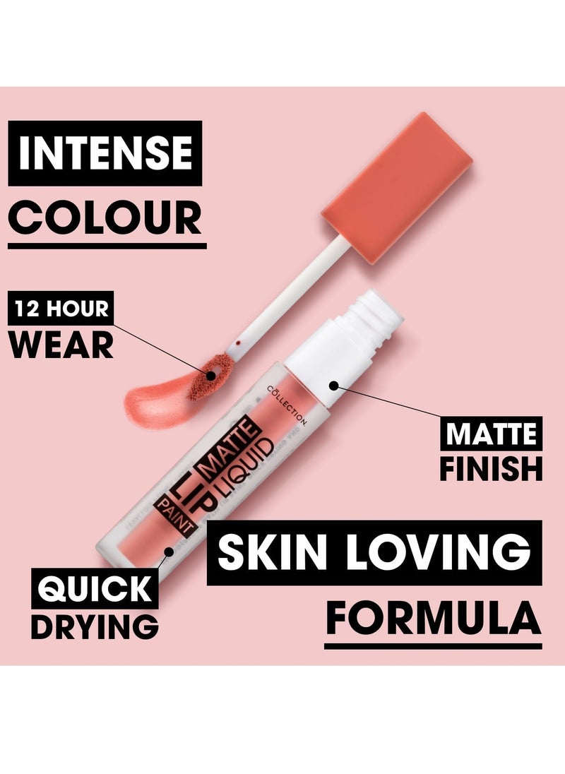 Cosmetics Matte Liquid Lip Paint Moisturising Smudge Proof Go Getter 3 5ml