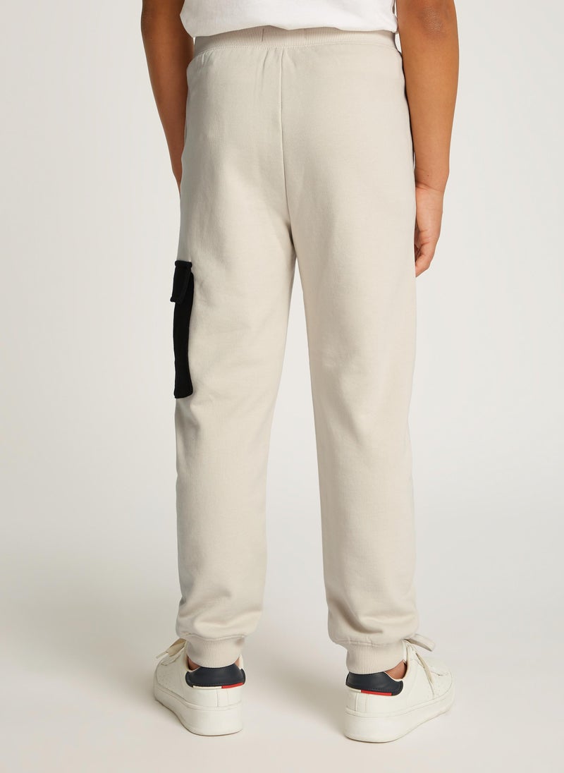 Youth Color Block Cargo Sweatpants