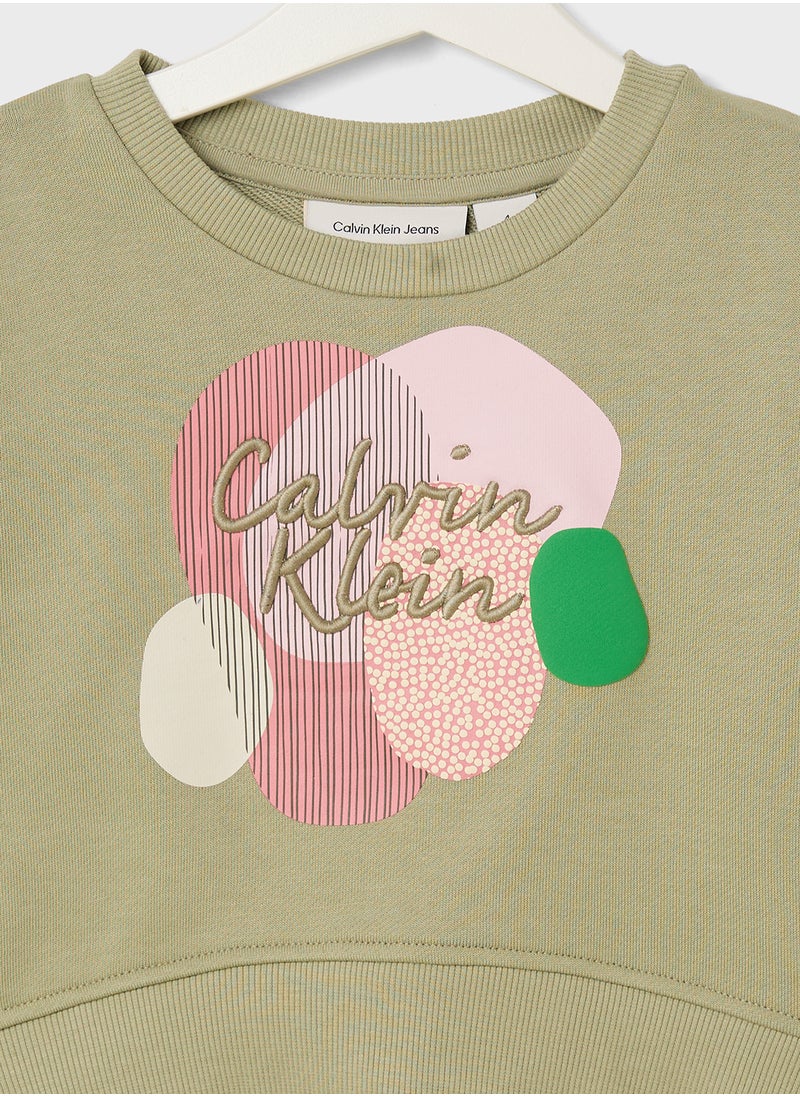 Kids Graphic Logo Sweatshirt