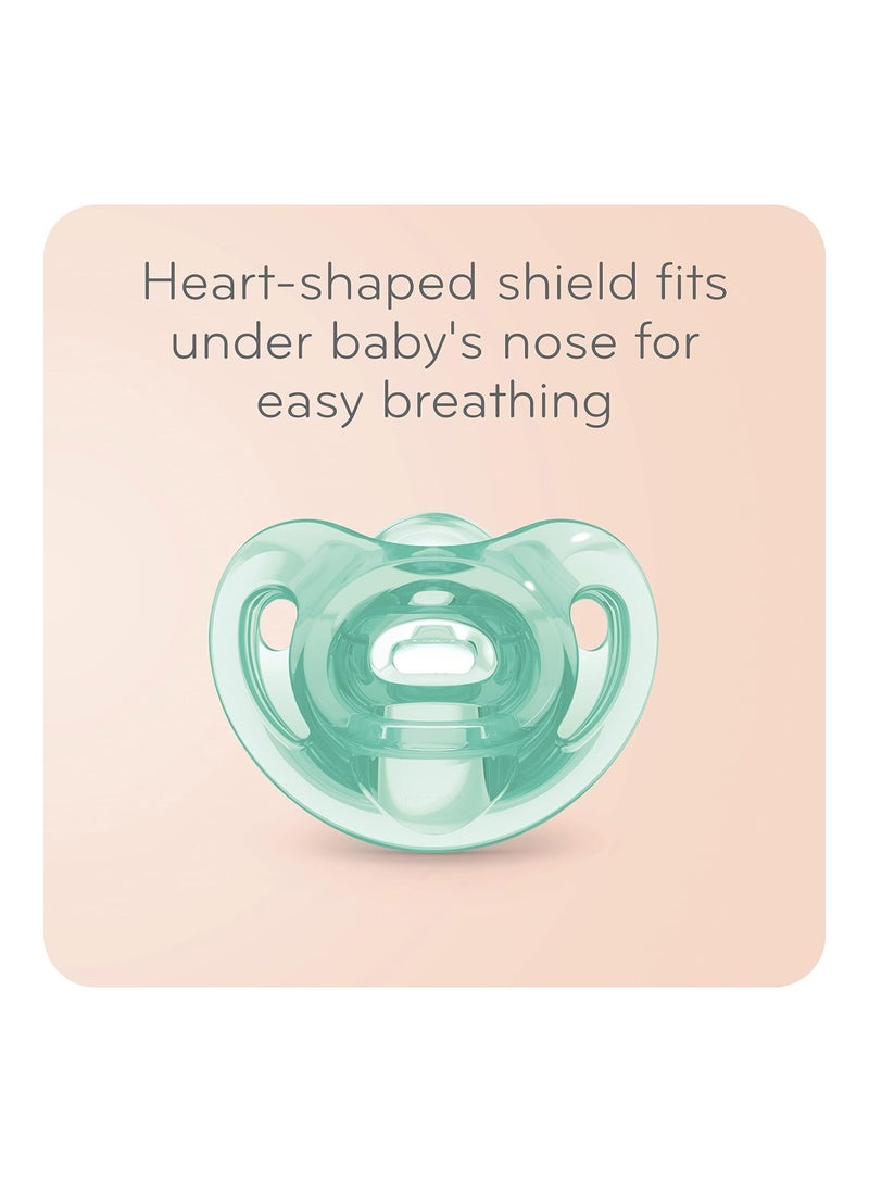 Comfy Orthodontic Pacifiers, 0-6 Months, 3 Count (Pack Of 1)