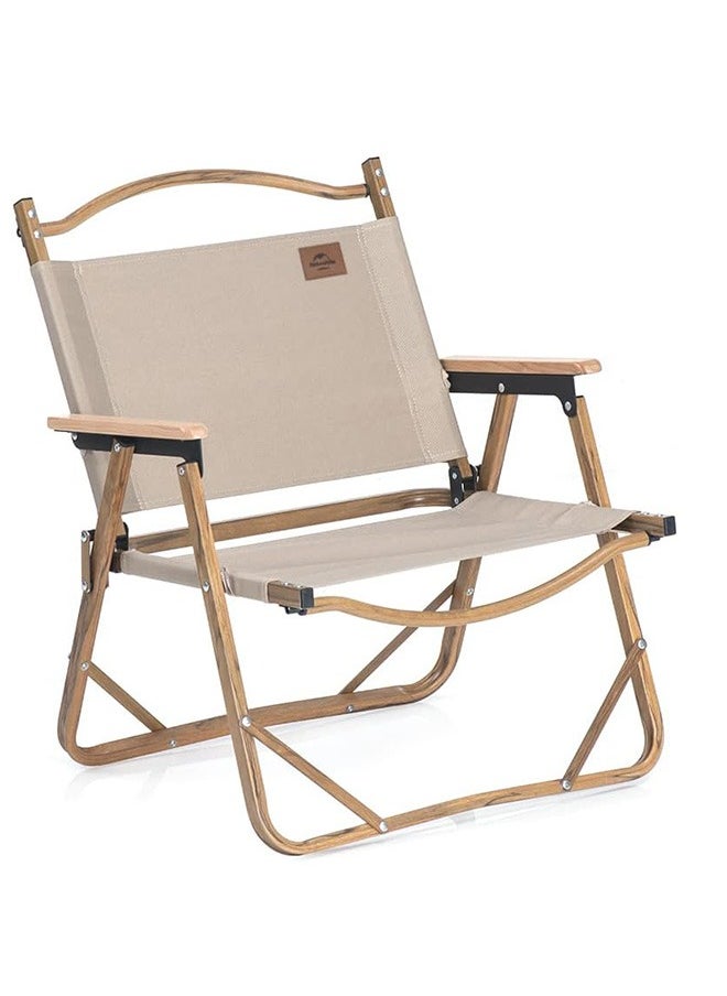 Mw02 Outdoor Folding Chair | Lightweight And Durable Folding Chair | Plastic Construction, Supports 265 Lbs, Portable Design | Khaki