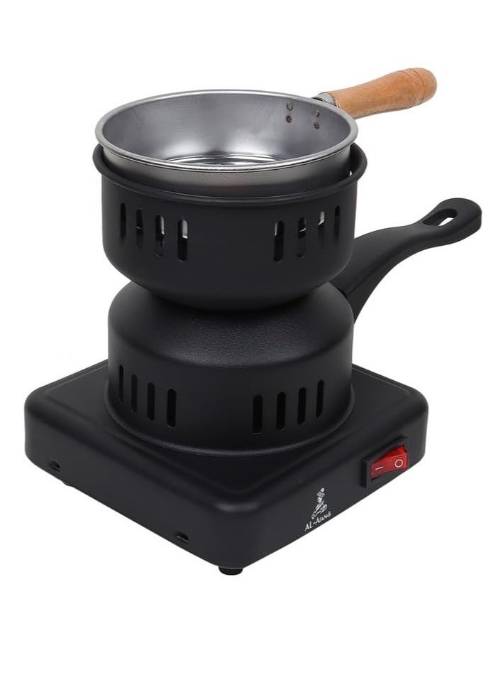 NEW Electric Charcoal Burner u0026 Lighter – Hot Stove Tool for Efficient Heating (Black)