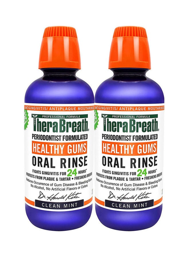 Pack of 2 Periodontist Formulated Oral Rinse Blue