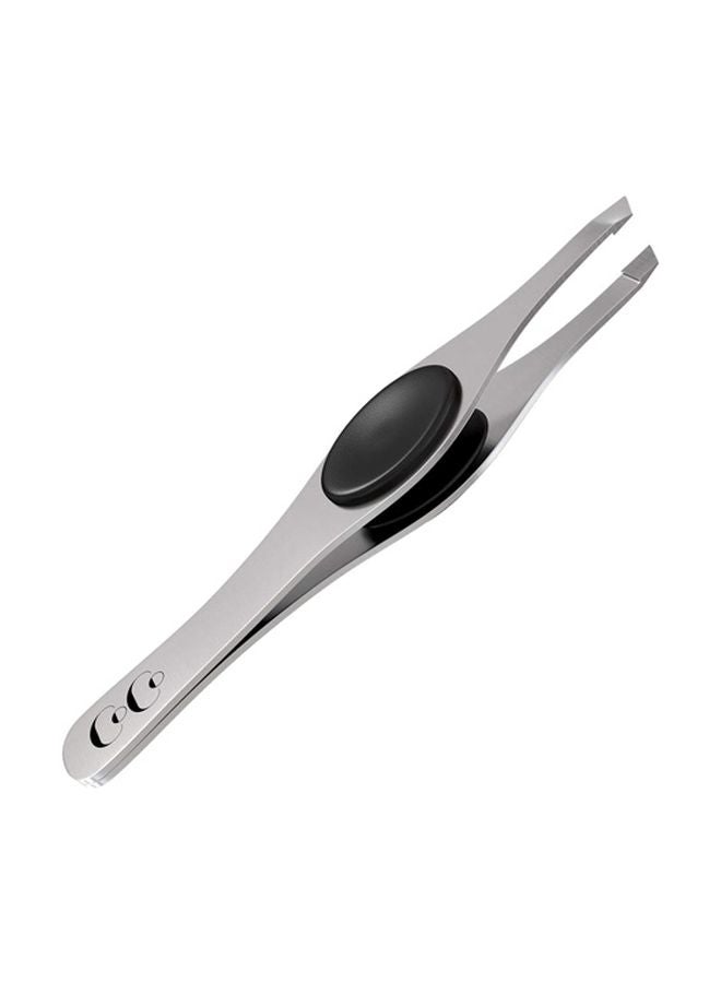 Stainless Steel Tweezers Silver/Black