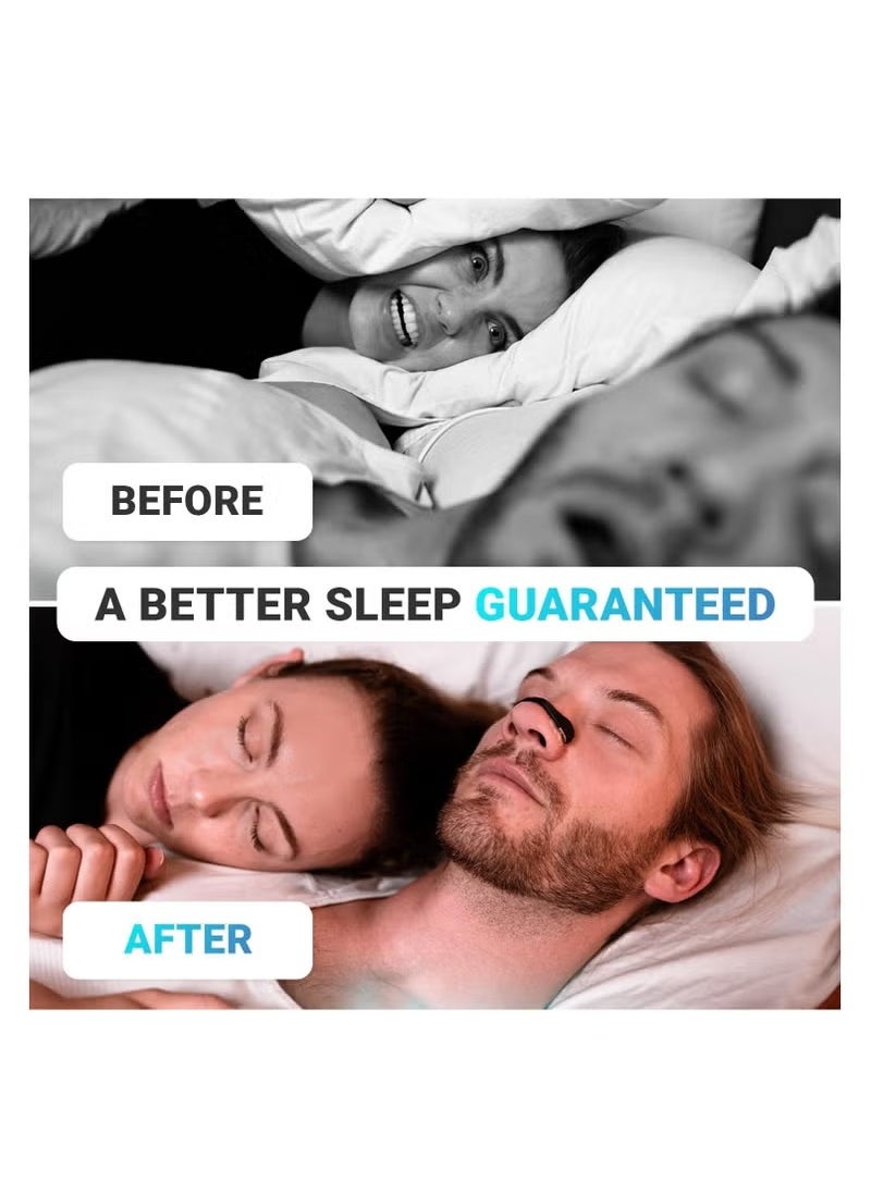 Intake Breathing Nasal Strip Starter Kit (15 Count Black) - Boost Oxygen Intake, Reduce Snoring, Improve Sleep Quality - Sweat Resistant, Skin Safe Nasal Strips - Extra Strength Snoring Solution