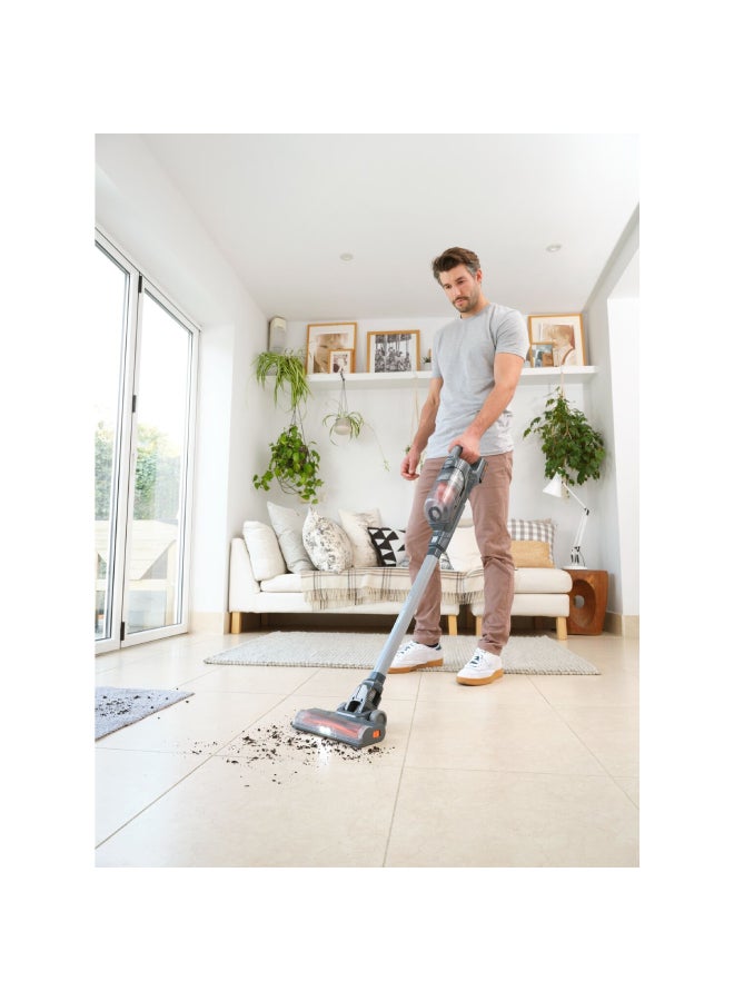 Powerseries+ Cordless Stick Vacuum Cleaner Lithium-Ion Removable Battery 2Ah 36Wh Up to 16/40 Run Time 500 ml 18 W BHFEA18D1-GB Grey