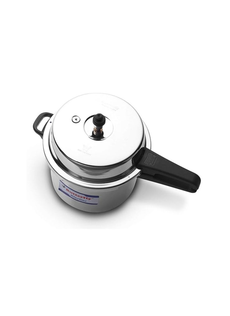 Butterfly Blue Line Stainless Steel Outer Lid Pressure Cooker, 10 Litre