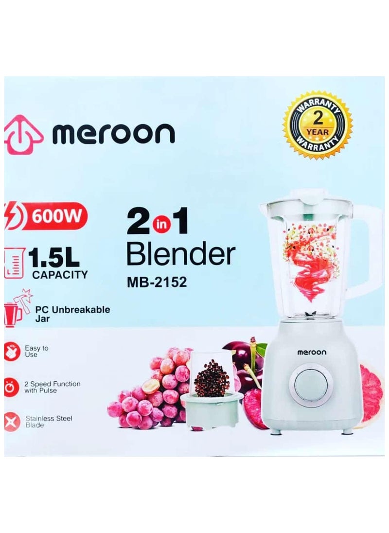 Meroon 2 in 1 Blender