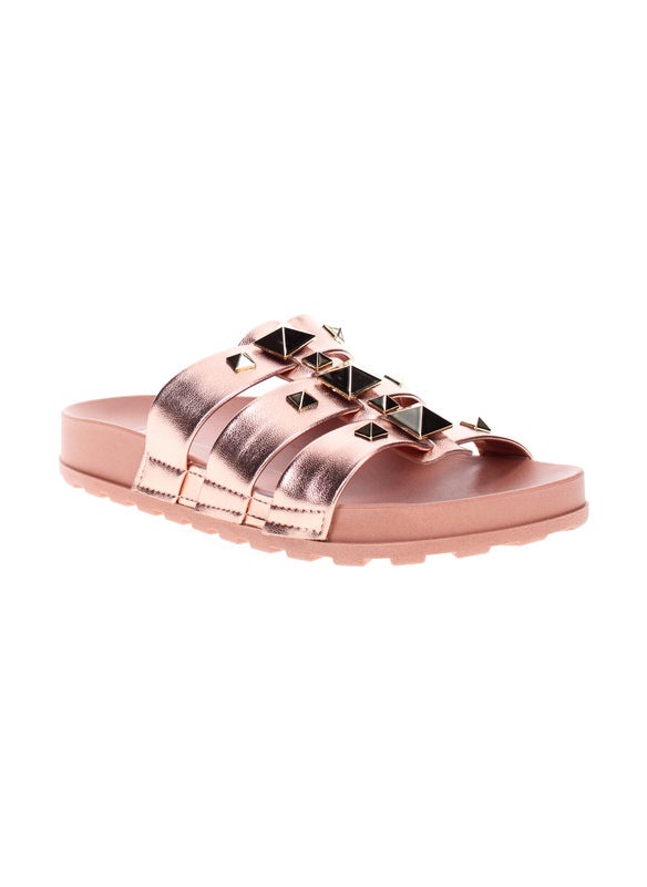 Moleca Ladies Flat Sandals Pink | Made In Brazil