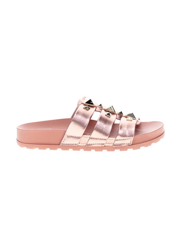 Moleca Ladies Flat Sandals Pink | Made In Brazil