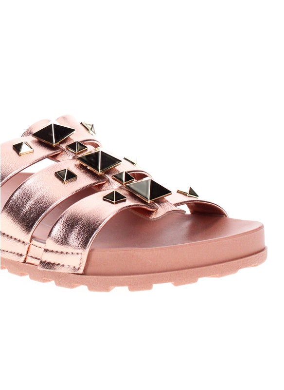 Moleca Ladies Flat Sandals Pink | Made In Brazil