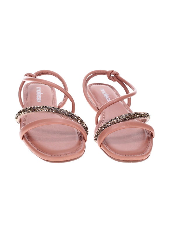 Moleca Ladies Flat Sandals Nude | Made In Brazil