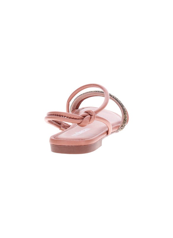 Moleca Ladies Flat Sandals Nude | Made In Brazil