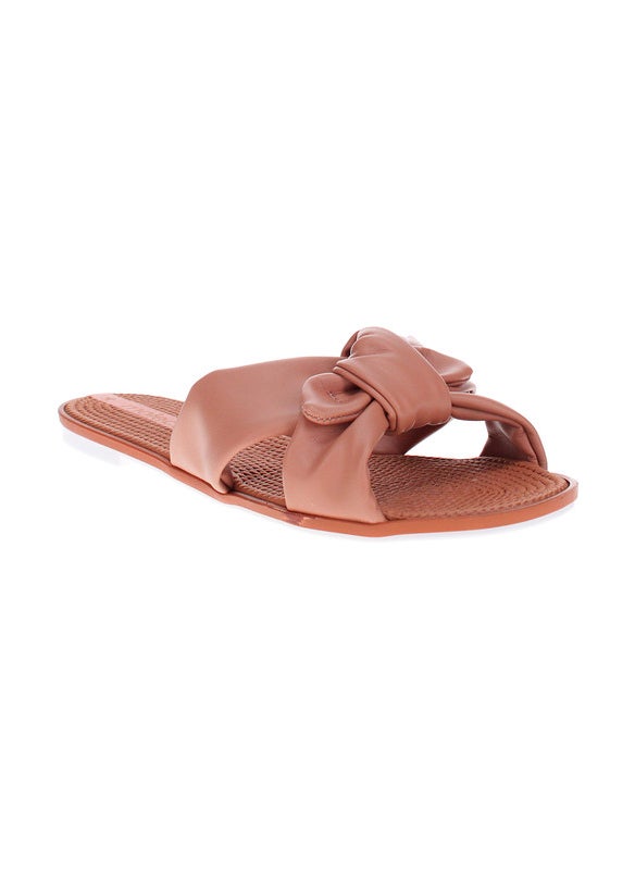 Moleca Ladies Flat Sandals Nude | Made In Brazil