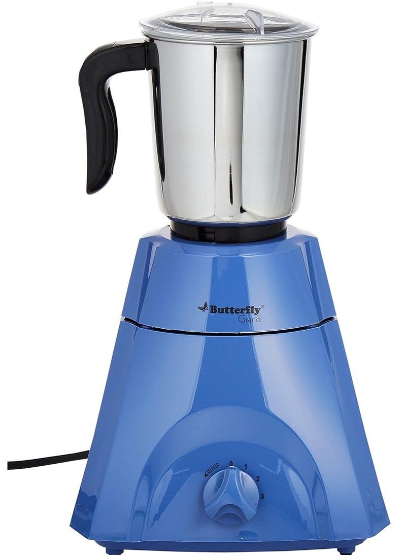 Grand Multifunctional Mixer Grinder with 2 Jar | Smoothie Maker with Stainless Steel Jars 2 L 550 W BGR17159 Blue