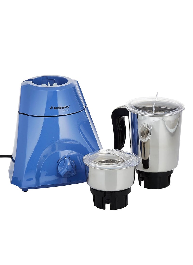 Grand Multifunctional Mixer Grinder with 2 Jar | Smoothie Maker with Stainless Steel Jars 2 L 550 W BGR17159 Blue