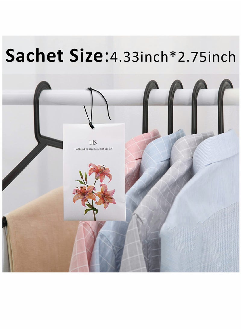 Lily Scented Sachets 12Pcs Freshen Drawers Closets Homes Cars Aromatherapy Deodorizer